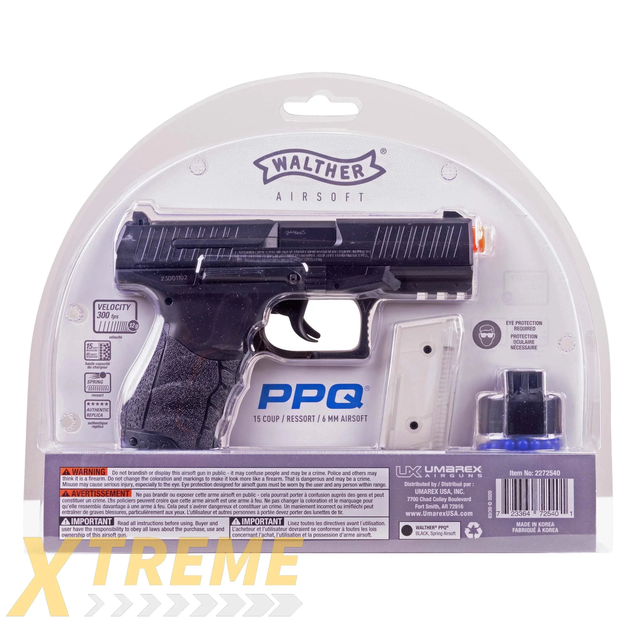WALTHER PPQ SPRING AIRSOFT BLACK