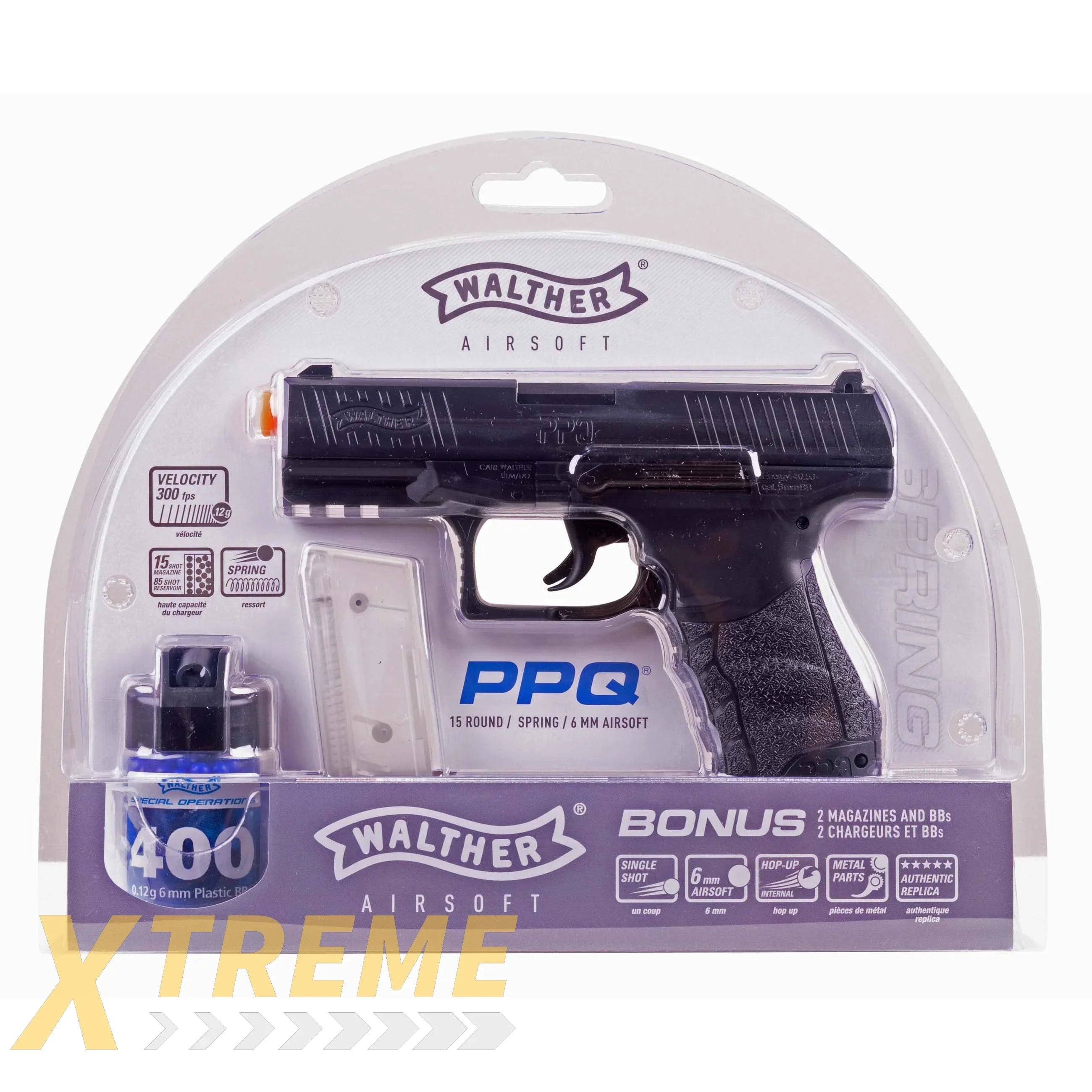 WALTHER PPQ SPRING AIRSOFT BLACK