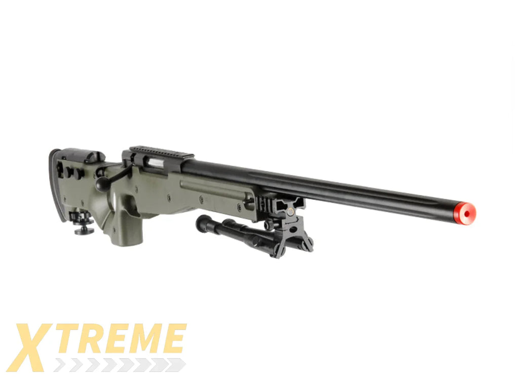 WELL AIRSOFT L96 AWP BOLT ACTION RIFLE W/ FOLDING STOCK - OD GREEN
