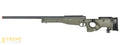WELL AIRSOFT L96 AWP BOLT ACTION RIFLE W/ FOLDING STOCK - OD GREEN