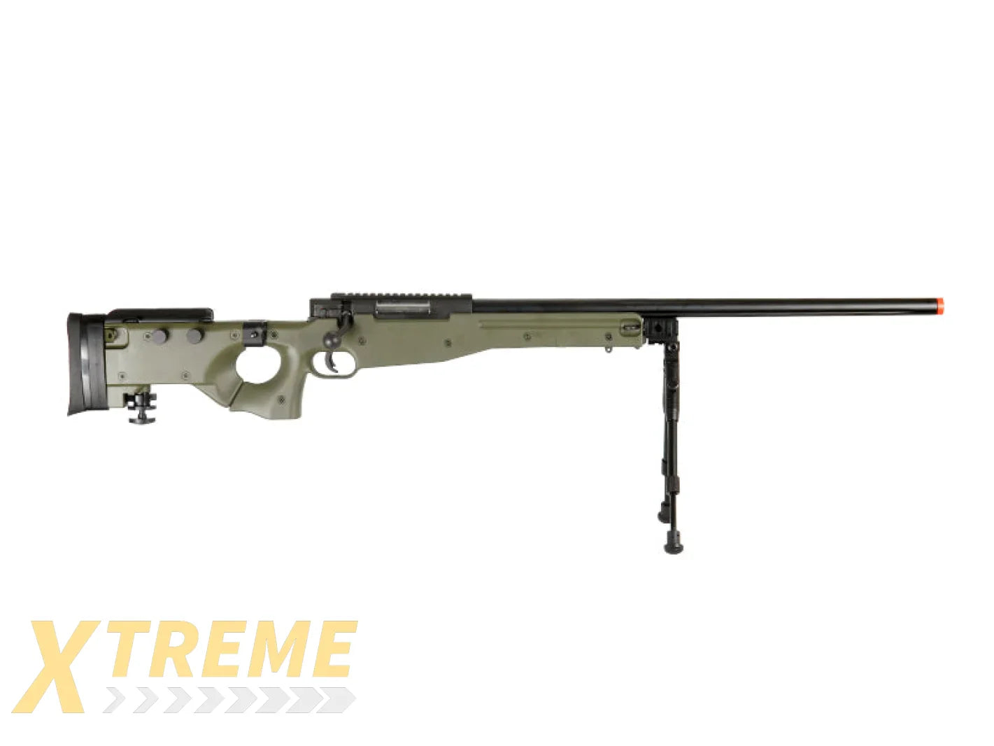 WELL AIRSOFT L96 AWP BOLT ACTION RIFLE W/ FOLDING STOCK - OD GREEN