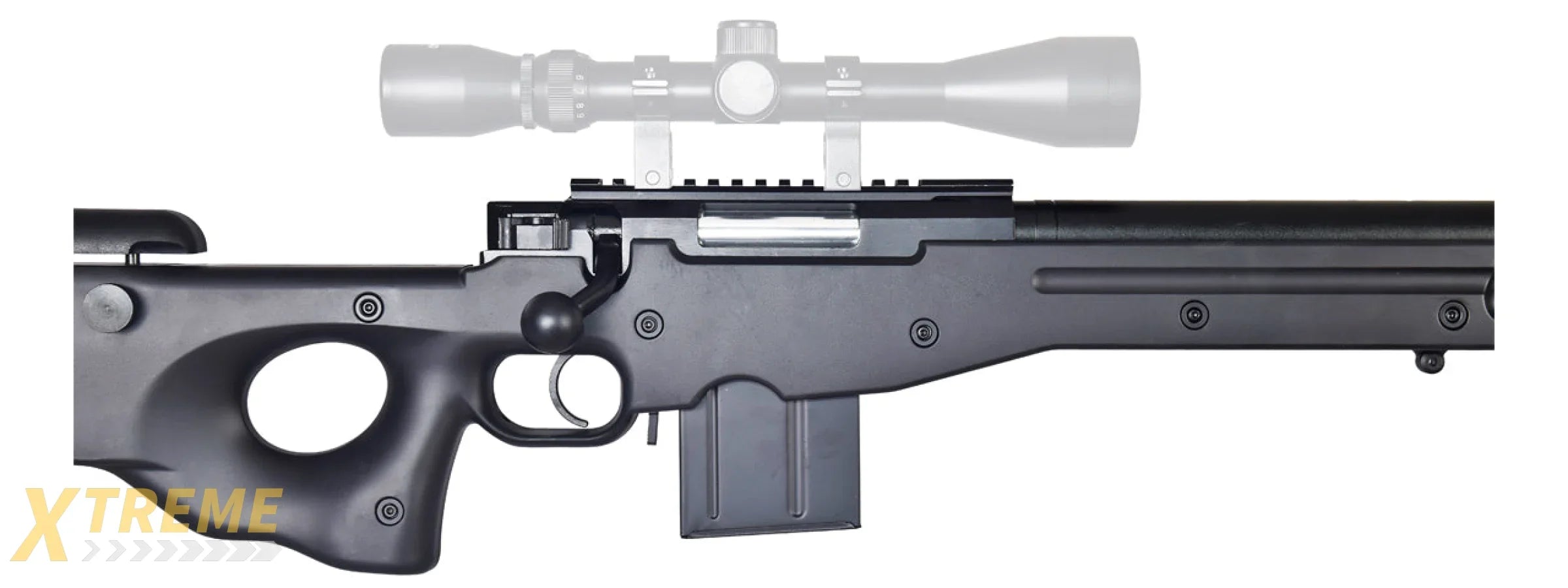 WELL AIRSOFT L96 COMPACT SNIPER RIFLE - BOLT ACTION - BLACK