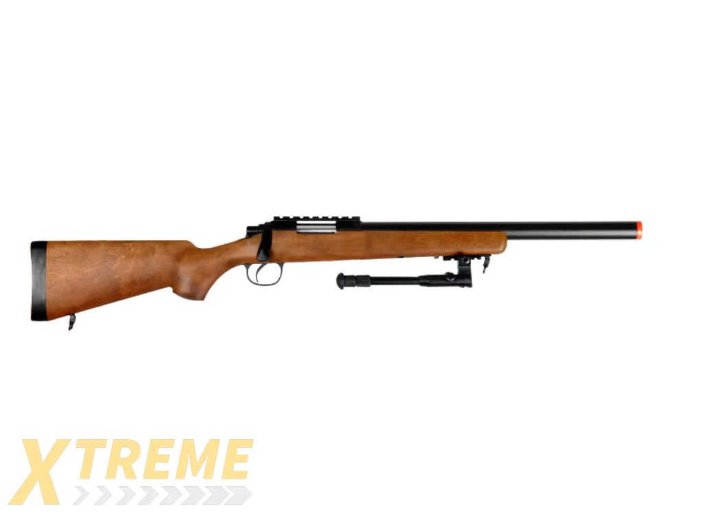 WELL AIRSOFT VSR-10 BOLT ACTION RIFLE W/ BIPOD FIXED STOCK - WOOD
