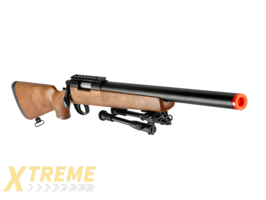 WELL AIRSOFT VSR-10 BOLT ACTION RIFLE W/ BIPOD FIXED STOCK - WOOD