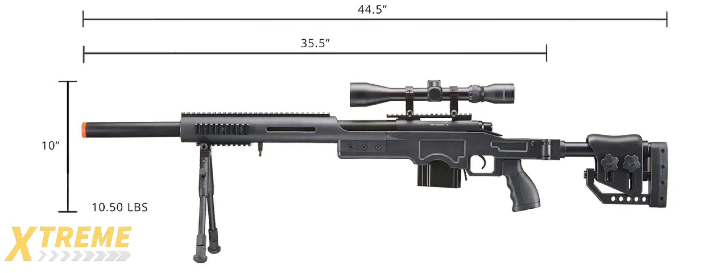 WELL BOLT ACTION SNIPER RIFLE MB4410/MB24 SERIES AIRSOFT RIFLE MULTI-CONFIGURATION