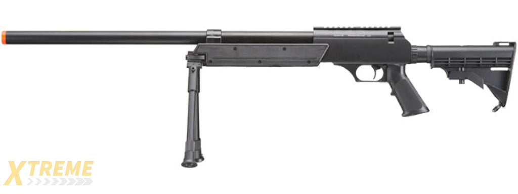 Well Fire Airsoft SR2 Bolt Action Rifle w/ Bipod (Color: Black)