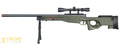 WELL MB01GAB L96 AWP BOLT ACTION RIFLE w/BIPOD & SCOPE(COLOR: OD GREEN)