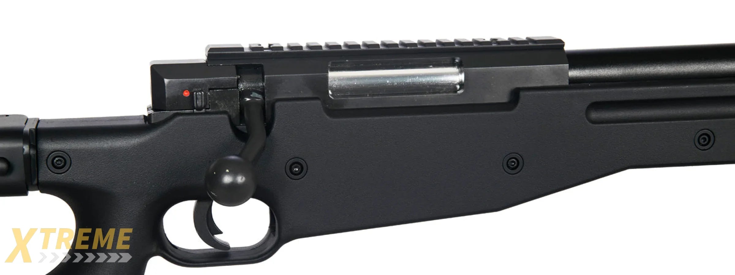 WELL MB08BBIP L96 AWP BOLT ACTION RIFLE w/FOLDING STOCK & BIPOD (COLOR: BLACK)
