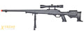 WELL MB11BAB BOLT ACTION RIFLE W/FLUTED BARREL, SCOPE & BIPOD (COLOR: BLACK)