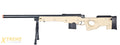 WELL MB4401TBIP L96 AWP BOLT ACTION RIFLE w/BIPOD (COLOR: TAN)