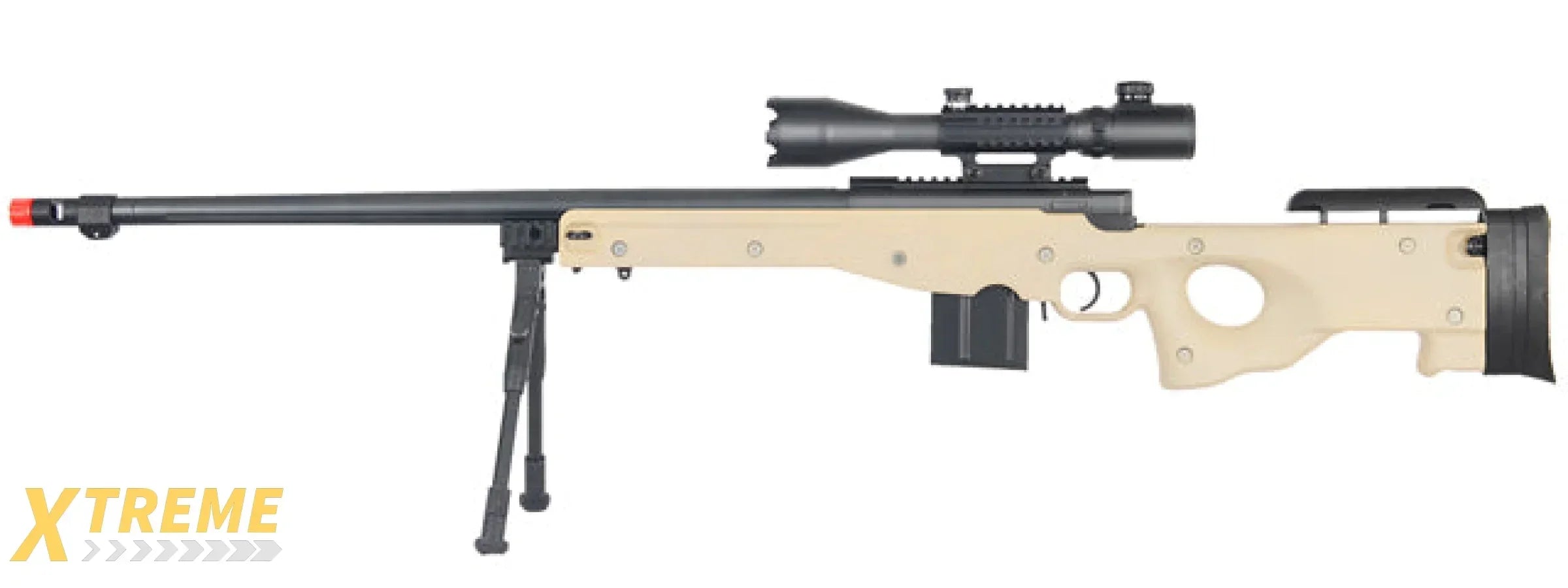 WELL MB4402 L96 Platform Bolt Action Airsoft Rifle w/ Fluted Barrel Replica