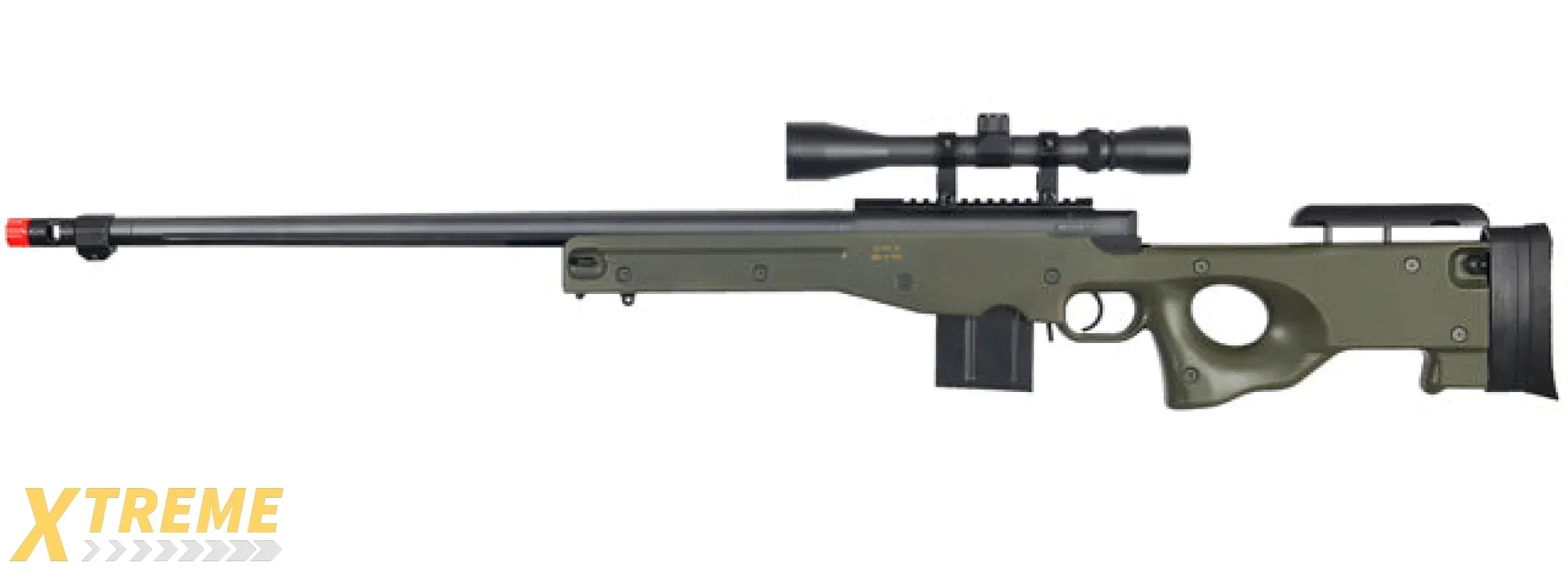 WELL MB4402 L96 Platform Bolt Action Airsoft Rifle w/ Fluted Barrel Replica