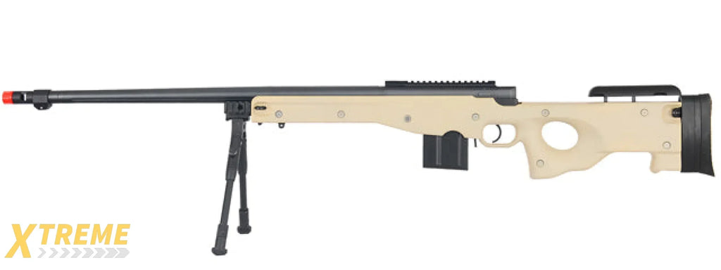 WELL MB4402 L96 Platform Bolt Action Airsoft Rifle w/ Fluted Barrel Replica