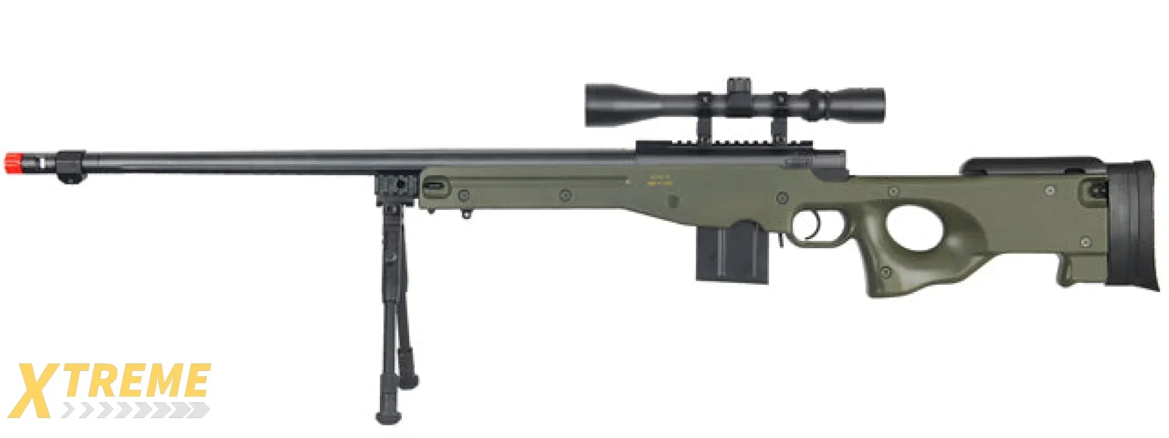 WELL MB4402 L96 Platform Bolt Action Airsoft Rifle w/ Fluted Barrel Replica