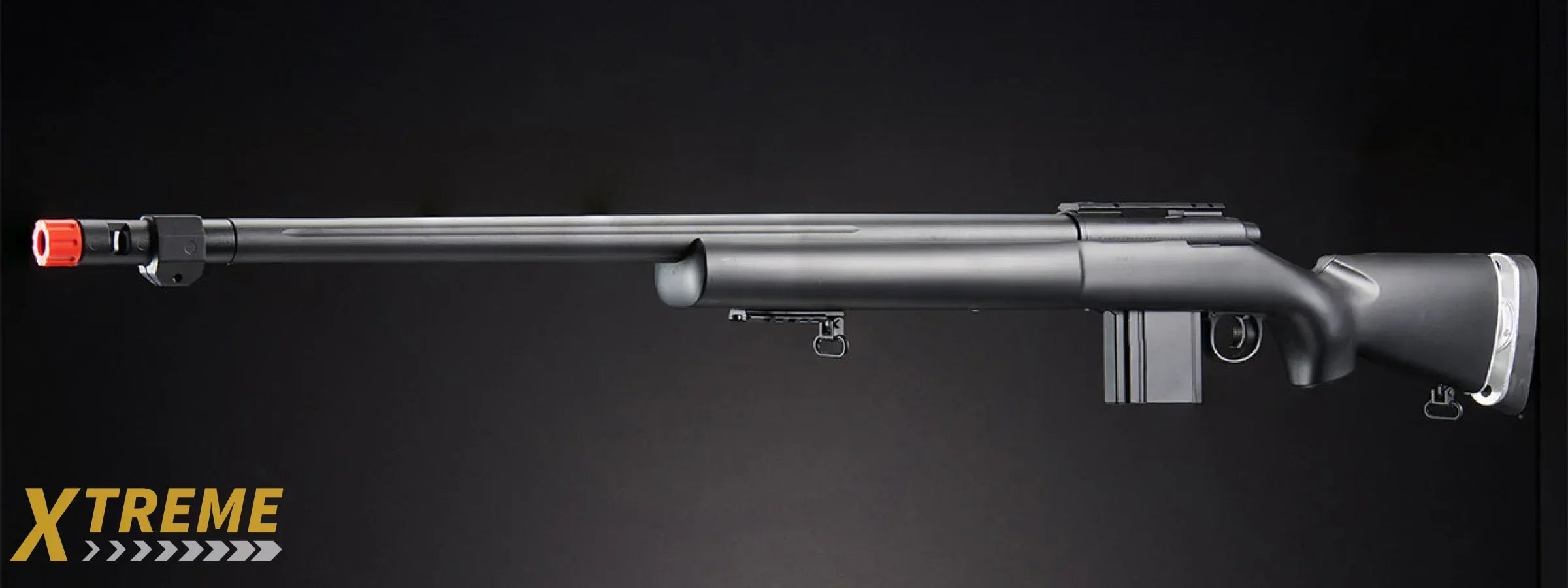 WELL MB4405 M24 M28 Bolt Action Airsoft Rifle with Fluted Barrel Tactical Replica