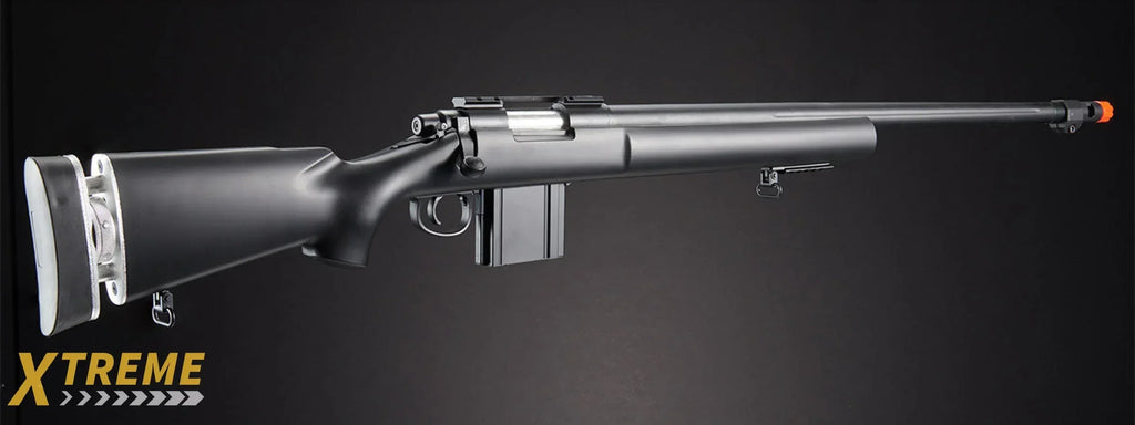 WELL MB4405 M24 M28 Bolt Action Airsoft Rifle with Fluted Barrel Tactical Replica