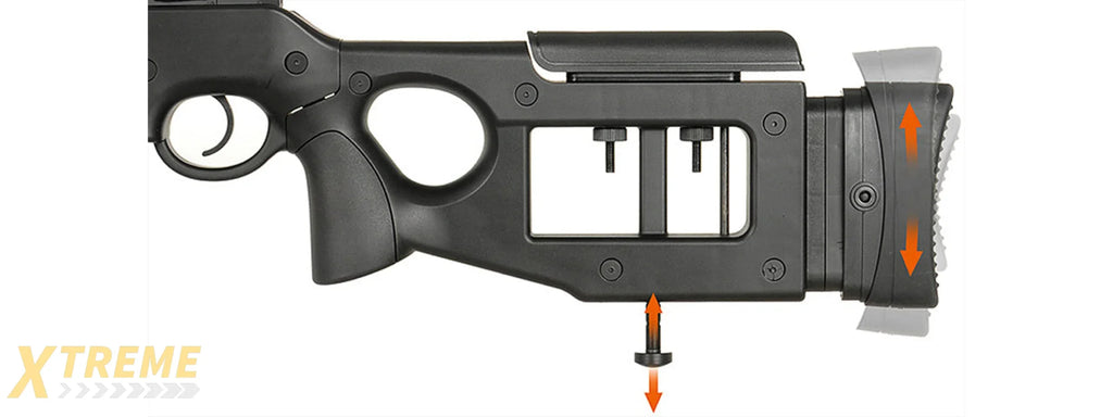 Well MB4420 Bolt Action Sniper Rifle (Black)