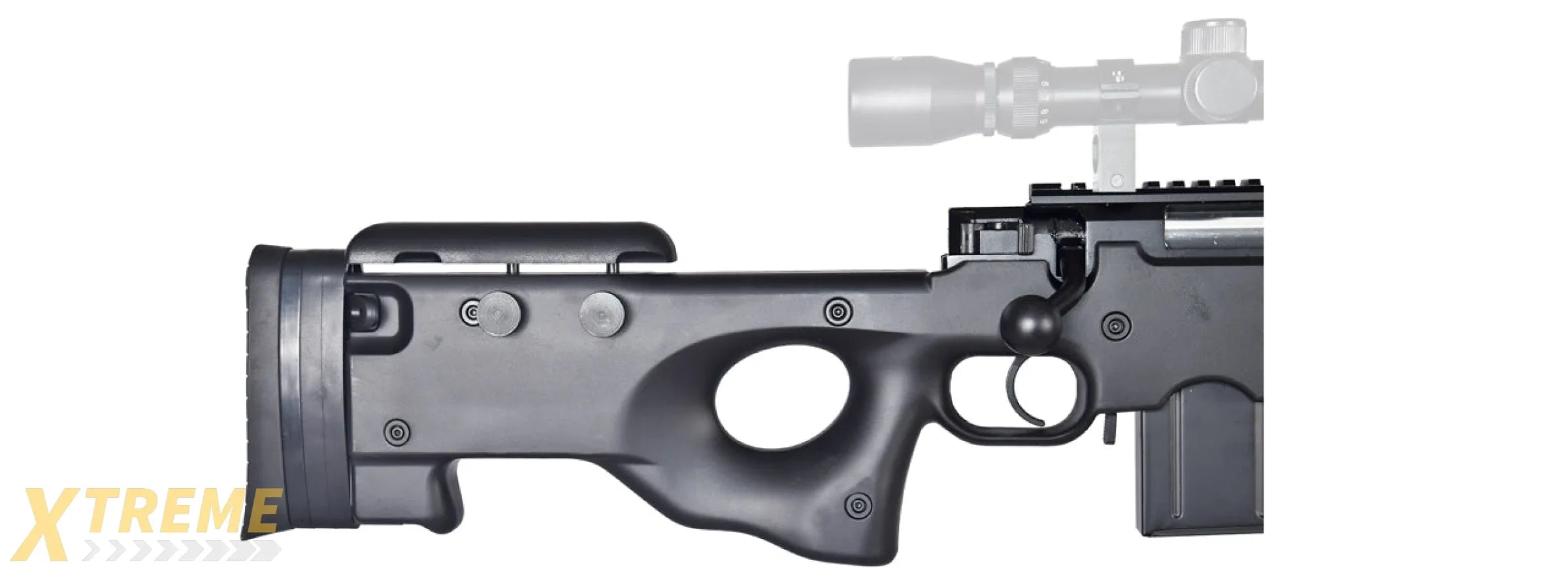 WELLFIRE AIRSOFT MK96 AWS BOLT ACTION SNIPER RIFLE W/ BIPOD - BLACK