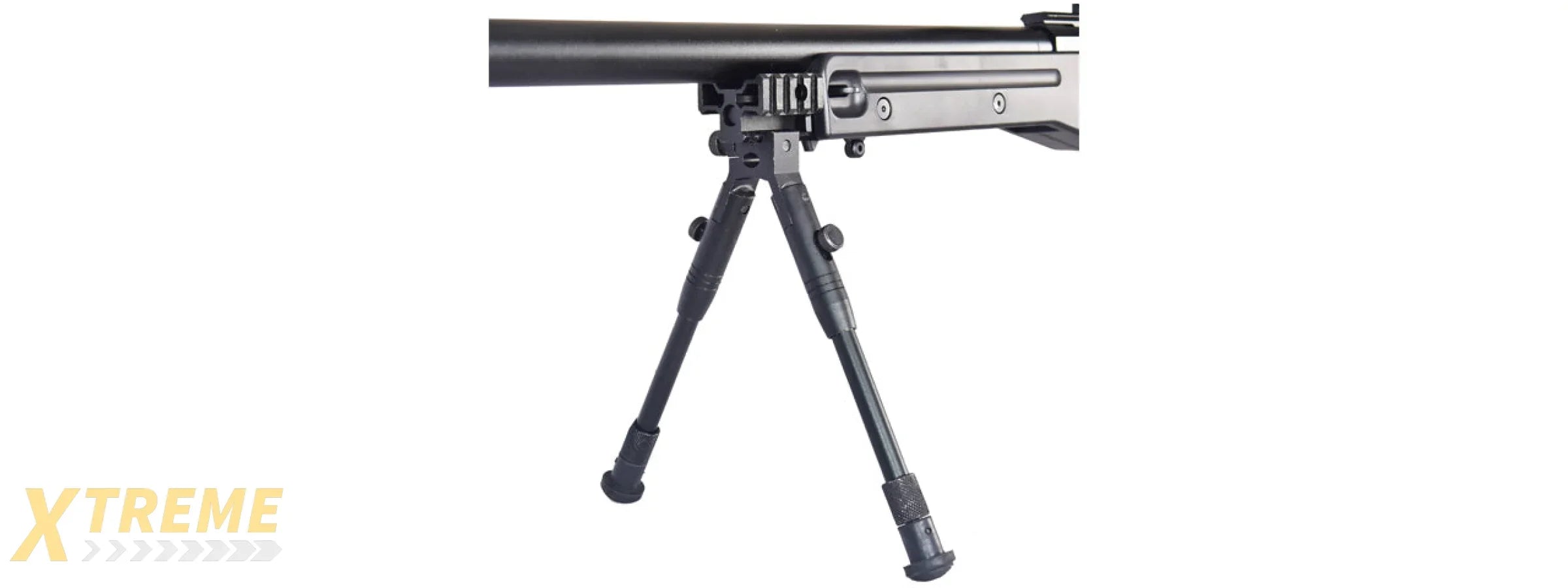 WELLFIRE AIRSOFT MK96 AWS BOLT ACTION SNIPER RIFLE W/ BIPOD - BLACK