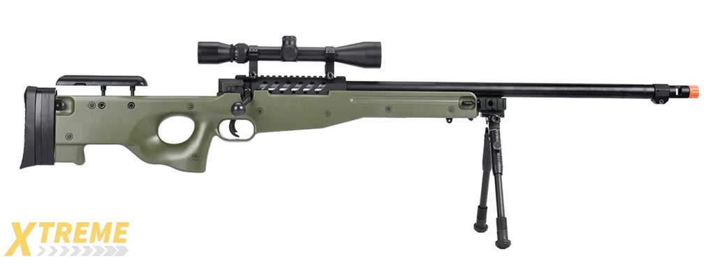 WellFire MB15 L96 Bolt Action Airsoft Sniper Rifle Full-Length Tactical Replica