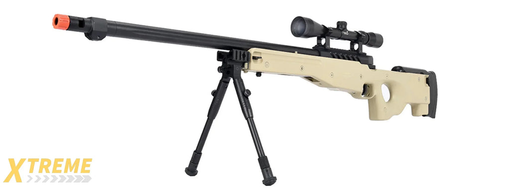 WellFire MB15 L96 Bolt Action Airsoft Sniper Rifle Full-Length Tactical Replica