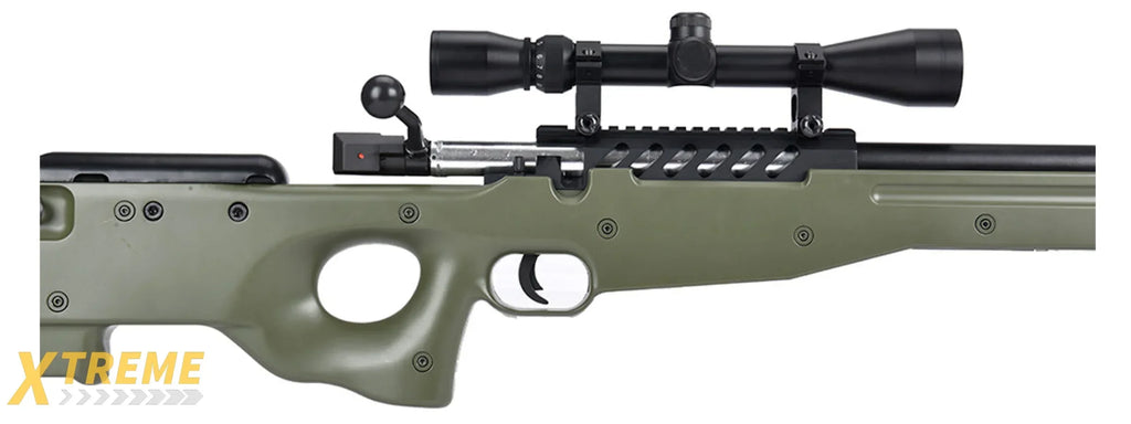 WellFire MB15 L96 Bolt Action Airsoft Sniper Rifle Full-Length Tactical Replica