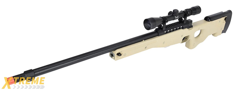 WellFire MB15 L96 Bolt Action Airsoft Sniper Rifle Full-Length Tactical Replica