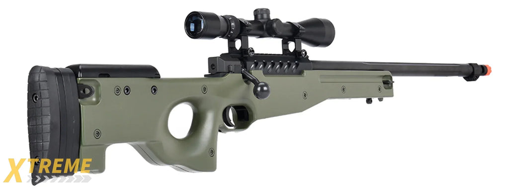 WellFire MB15 L96 Bolt Action Airsoft Sniper Rifle Full-Length Tactical Replica