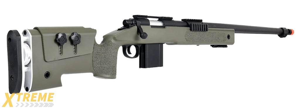 WellFire MB4417 M40A3 Bolt Action Airsoft Sniper Rifle - Military Style Replica
