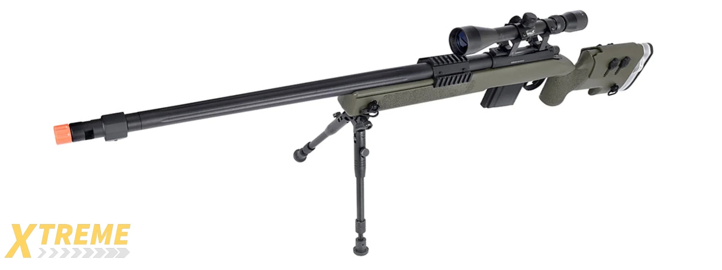WellFire MB4417 M40A3 Bolt Action Airsoft Sniper Rifle - Military Style Replica