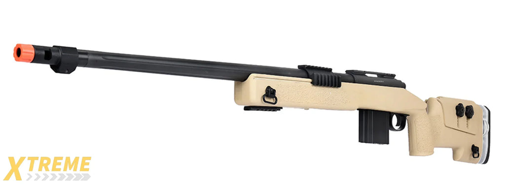 WellFire MB4417 M40A3 Bolt Action Airsoft Sniper Rifle - Military Style Replica
