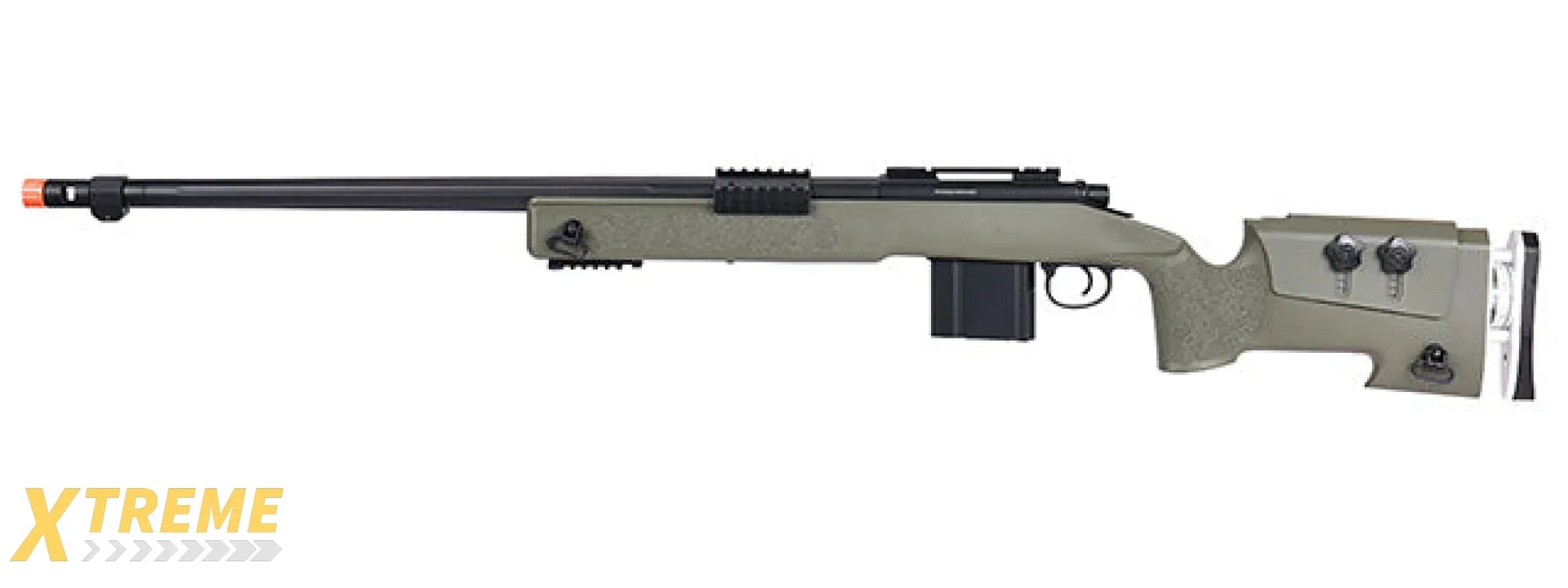 WellFire MB4417 M40A3 Bolt Action Airsoft Sniper Rifle - Military Style Replica