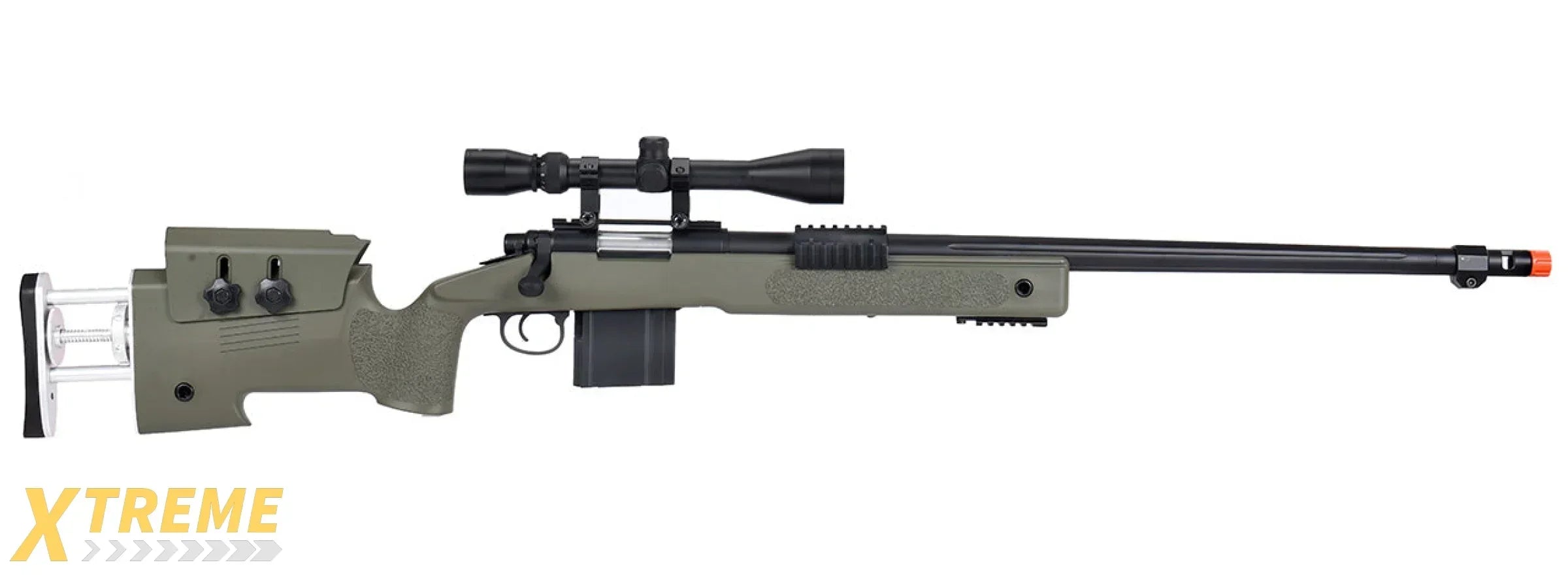 WellFire MB4417 M40A3 Bolt Action Airsoft Sniper Rifle - Military Style Replica
