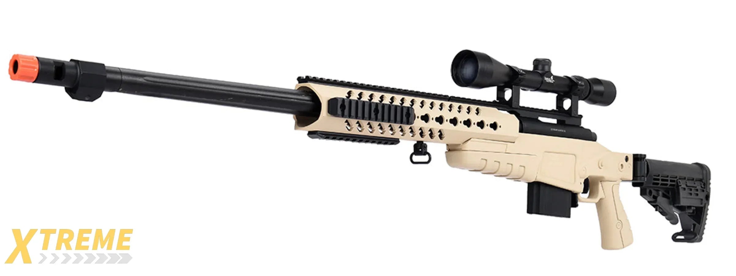 WellFire MB4418-1 Bolt Action Airsoft Sniper Rifle — Tactical Precision Series