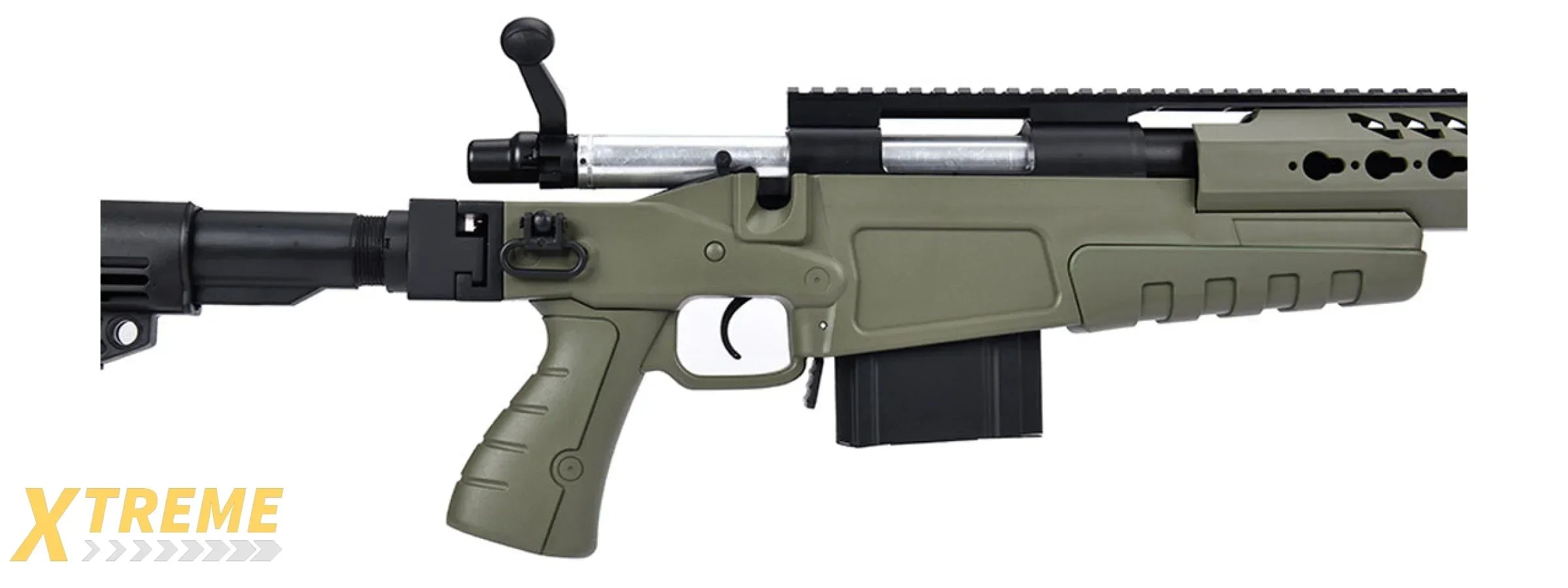 WellFire MB4418-1 Bolt Action Airsoft Sniper Rifle — Tactical Precision Series