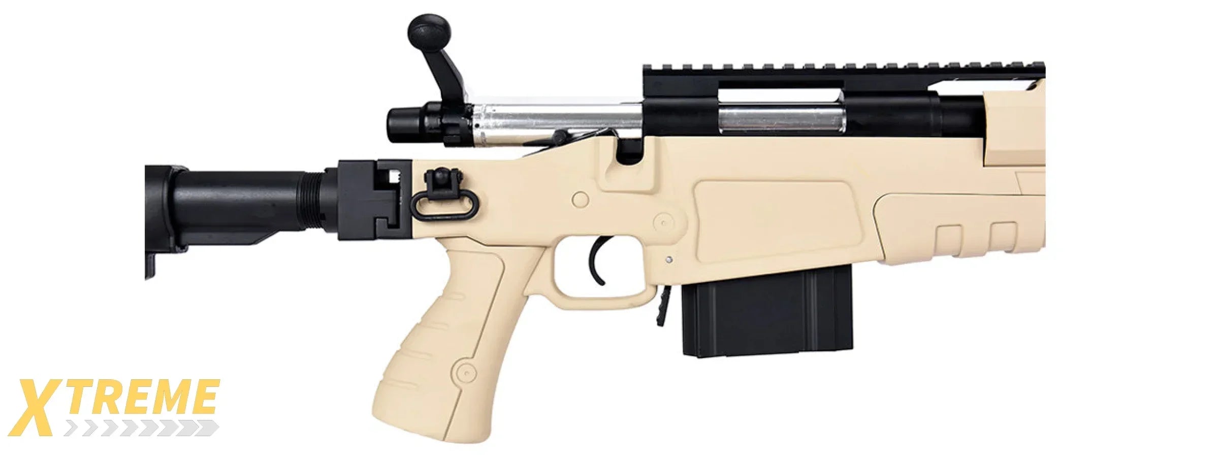 WellFire MB4418-1 Bolt Action Airsoft Sniper Rifle — Tactical Precision Series