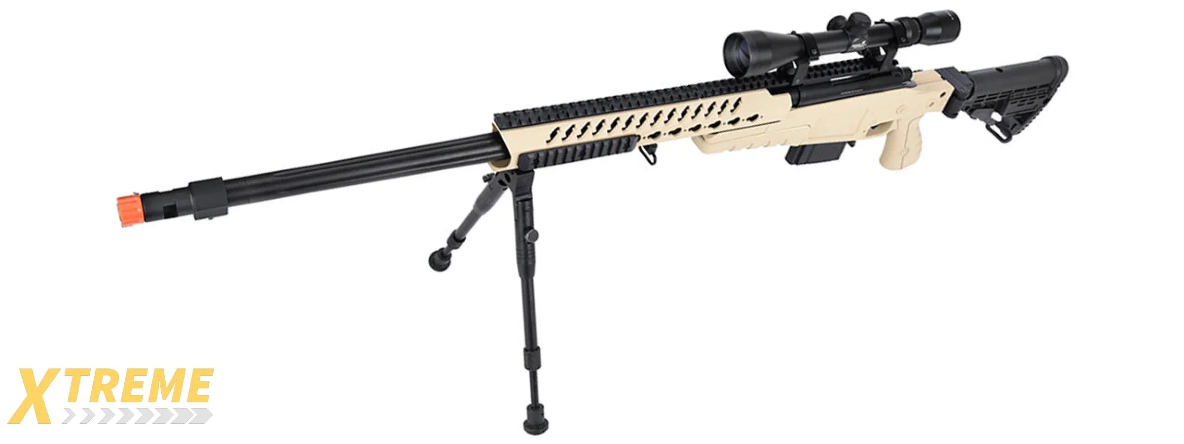WellFire MB4418-1 Bolt Action Airsoft Sniper Rifle — Tactical Precision Series