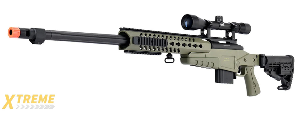 WellFire MB4418-1 Bolt Action Airsoft Sniper Rifle — Tactical Precision Series