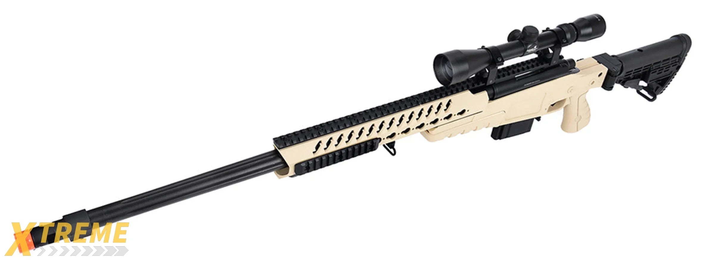 WellFire MB4418-1 Bolt Action Airsoft Sniper Rifle — Tactical Precision Series