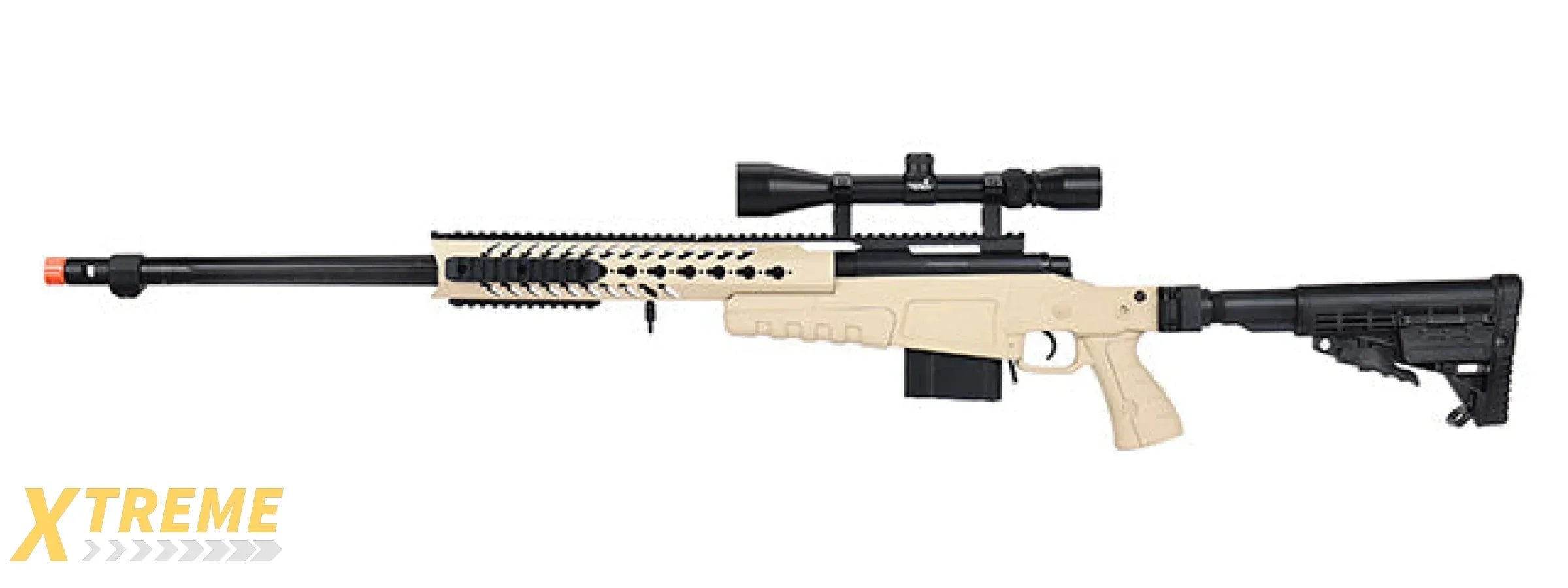 WellFire MB4418-1 Bolt Action Airsoft Sniper Rifle — Tactical Precision Series