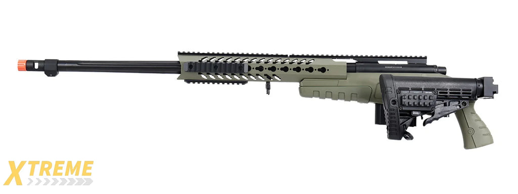 WellFire MB4418-1 Bolt Action Airsoft Sniper Rifle — Tactical Precision Series