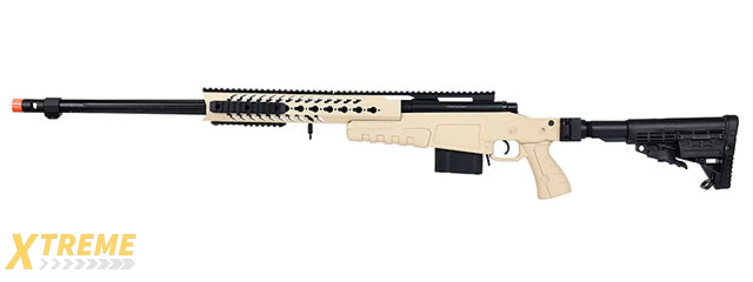 WellFire MB4418-1 Bolt Action Airsoft Sniper Rifle — Tactical Precision Series