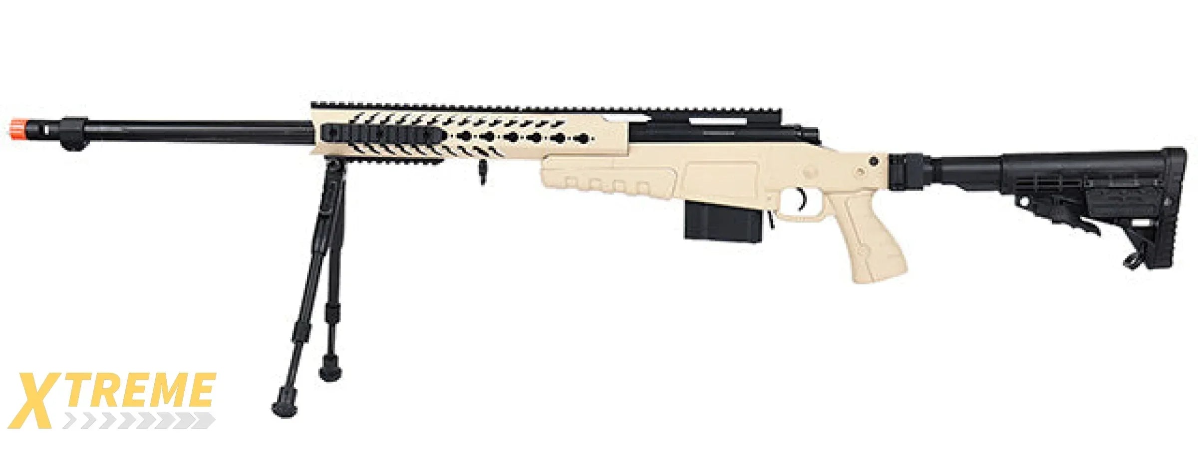 WellFire MB4418-1 Bolt Action Airsoft Sniper Rifle — Tactical Precision Series