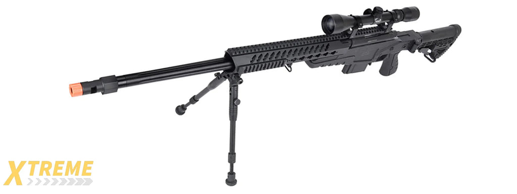 WellFire MB4418-1 Bolt Action Airsoft Sniper Rifle — Tactical Precision Series