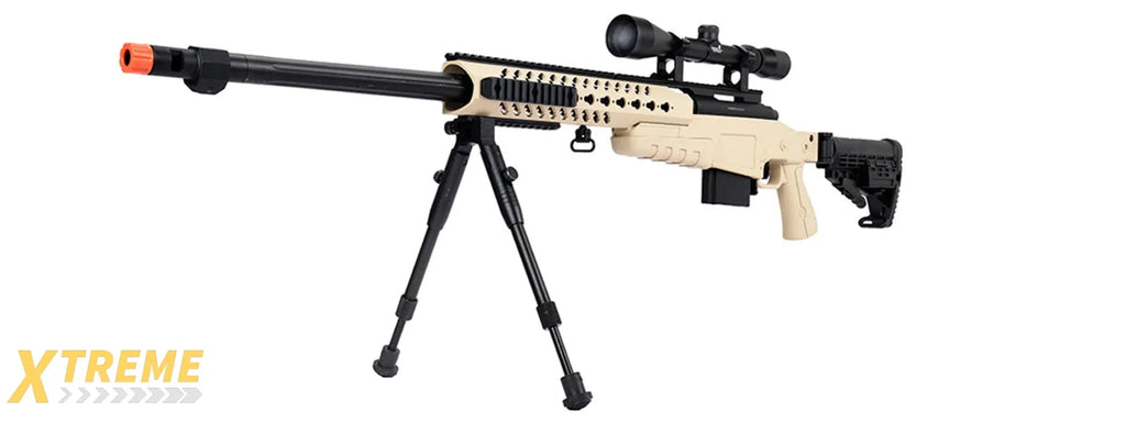 WellFire MB4418-1 Bolt Action Airsoft Sniper Rifle — Tactical Precision Series
