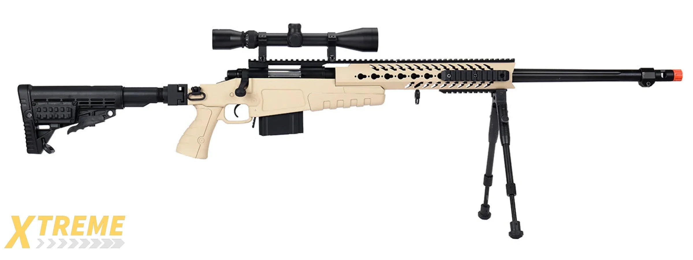 WellFire MB4418-1 Bolt Action Airsoft Sniper Rifle — Tactical Precision Series