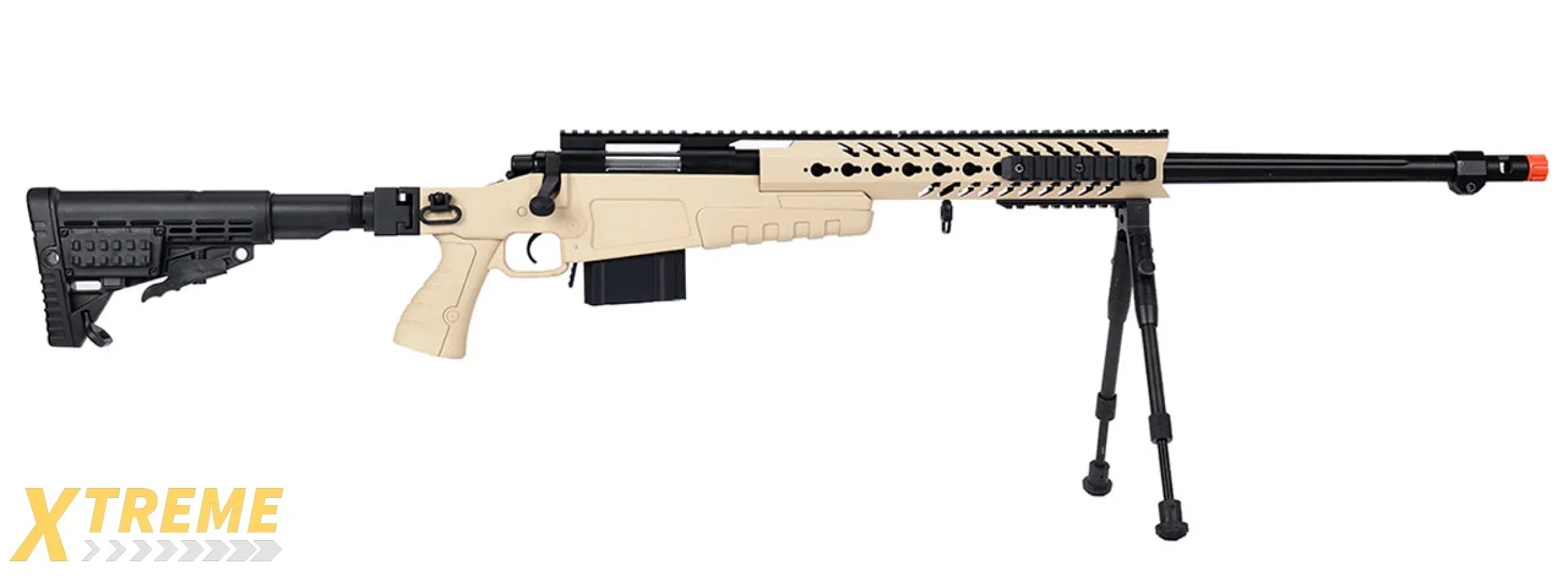 WellFire MB4418-1 Bolt Action Airsoft Sniper Rifle — Tactical Precision Series