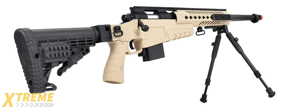 WellFire MB4418-1 Bolt Action Airsoft Sniper Rifle — Tactical Precision Series