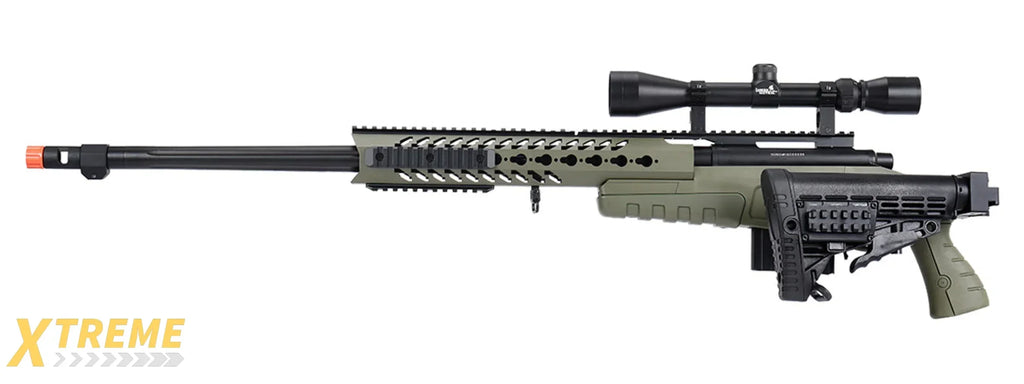 WellFire MB4418-1 Bolt Action Airsoft Sniper Rifle — Tactical Precision Series