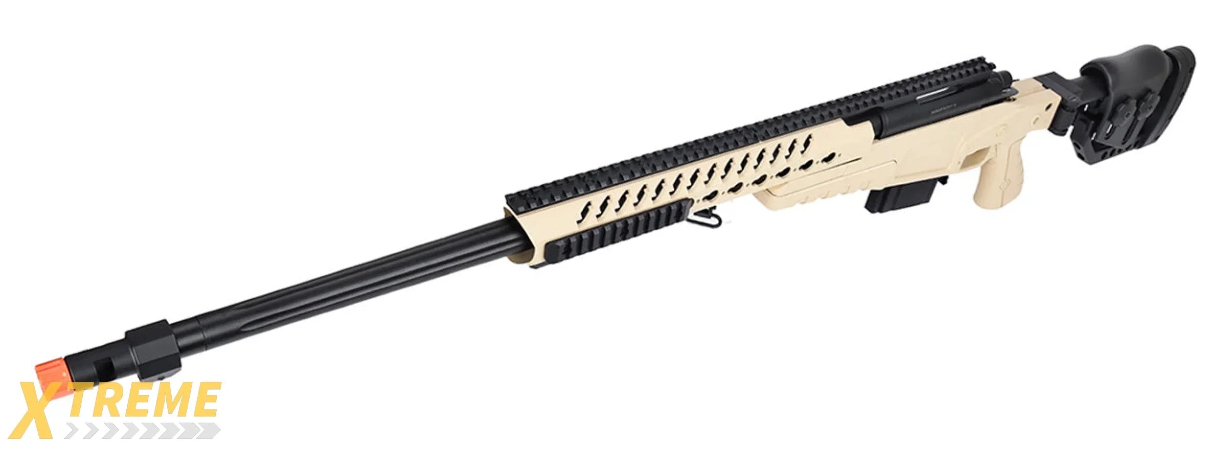 WellFire MB4418-2 Bolt Action Long Range Airsoft Sniper Rifle w/ Accessories